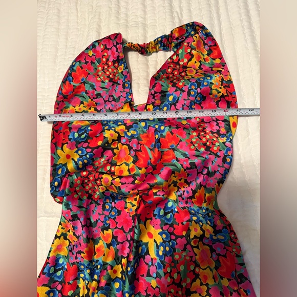 NWT Show me your Mumu Jasmine Halter mini dress in Garden Glow. - Picture 6 of 8